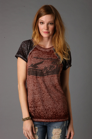 We The Free Two Tone Contrast Tee
