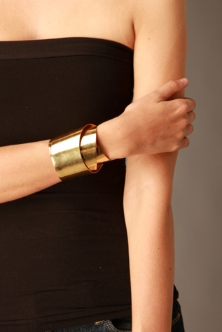Sculptural Ribbon Cuff
