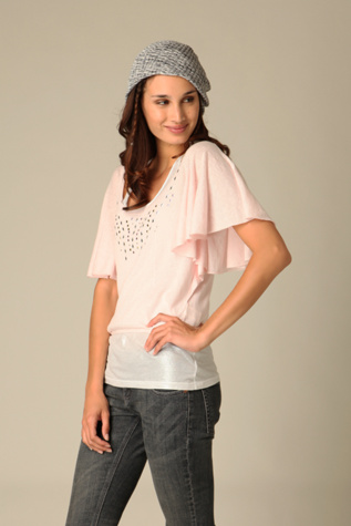 Embellished Flutter Sweater