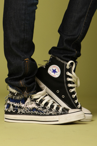 Hand Embroidered Converse