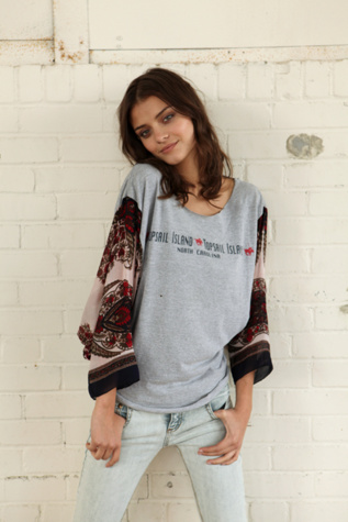 Freecycle Scarf Sleeve Tee
