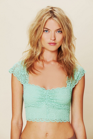 Intimately Free People Scallop Edge Lace Crop at Free People