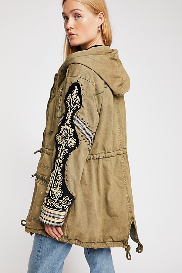 Golden Quills Military Parka | Free People