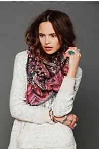 Woven Stitch Scarf at Free People