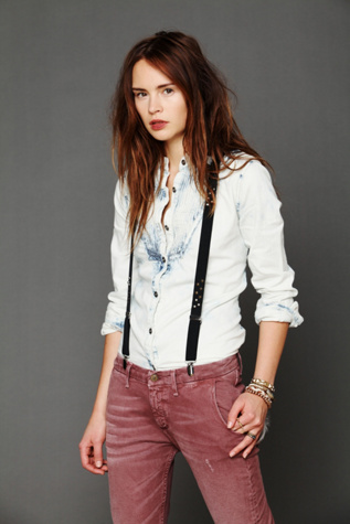 Blake Studded Suspenders at Free People