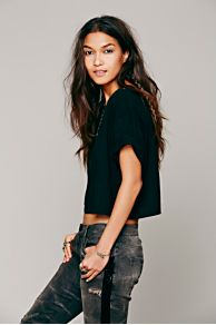 We The Free We The Free Boxy Crop Tee at Free People
