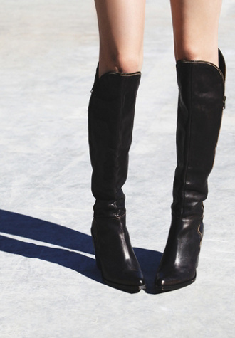 Jeffrey Campbell + Free People Womens Cross My Heart Tall Boot