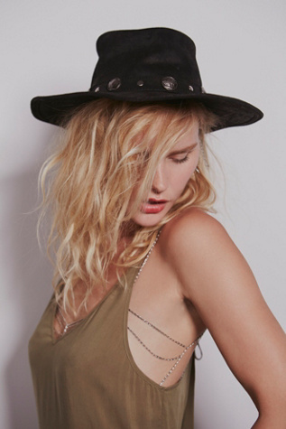 Minnetonka Womens Buffalo Nickel Leather Hat