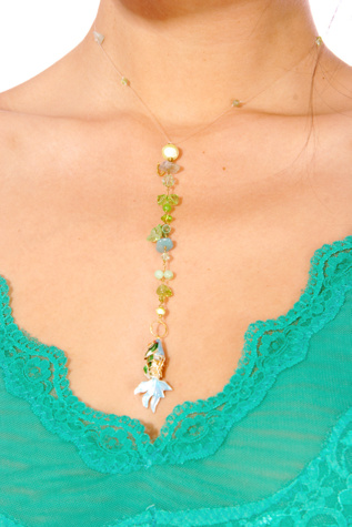 Free People Clothing Boutique > Fish Bait Necklace :  necklace unique fishhook fish