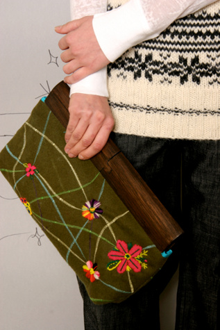 Free People Melton Clutch :  free people clutch people free