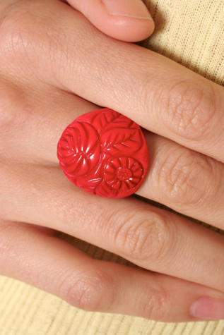 Free People Clothing Boutique > Vintage Inspired Flower Ring from freepeople.com