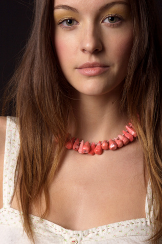 Free People Clothing Boutique > Coral Tear Necklace :  beautiful coral necklace unique free people