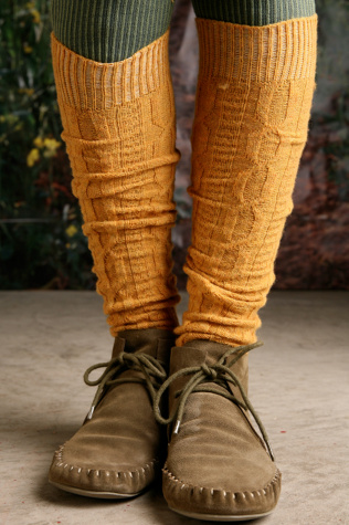 Free People Clothing Boutique > Cable Over the Knee Socks from freepeople.com