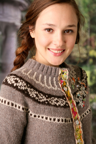 Free People Precious Fairisle Henley :  fairisle free people sweater cardigan