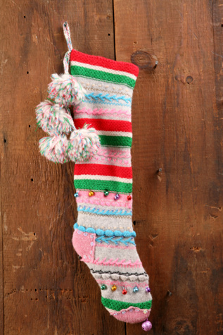 Free People Clothing Boutique > Smiling Buddha Stocking :  christmas stocking stocking christmas free people