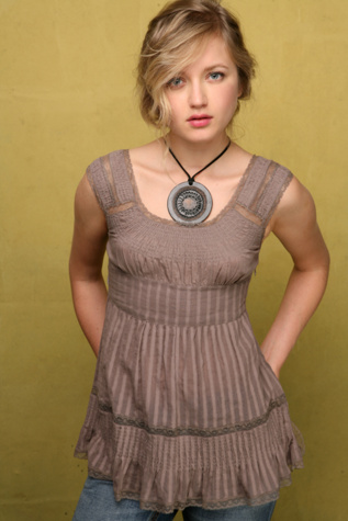 Sheer Stripe Gauze Belted Top