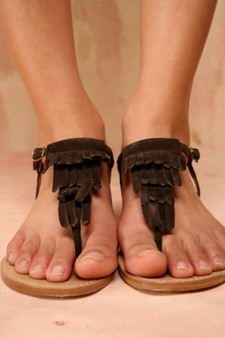 Cascading Fringe Sandal