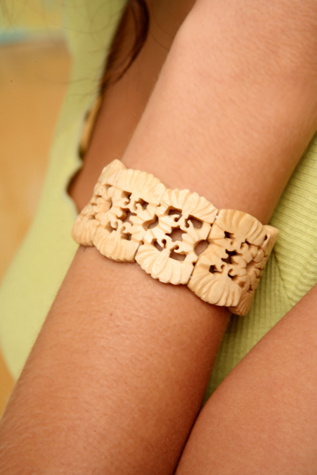 Carved Peace Bracelets
