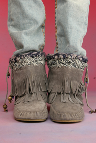 Fringe Moccasin Boot