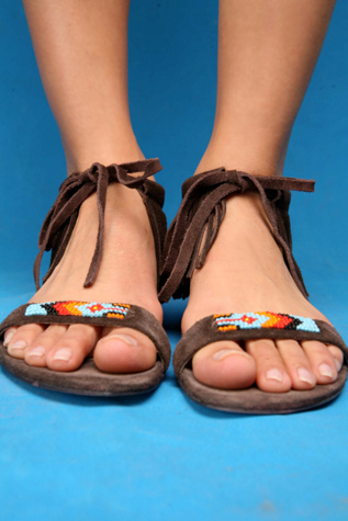 Fringe Sandal