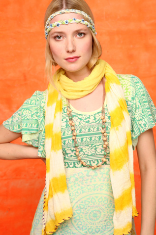 Candy Stripe Tie Dye Scarf