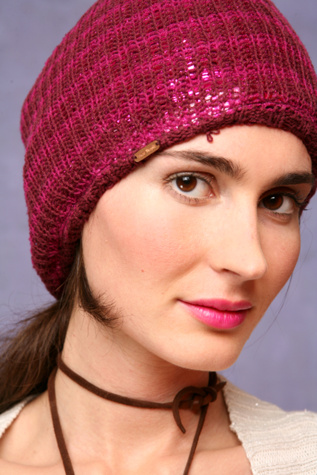 Shimmer Slouch Beret