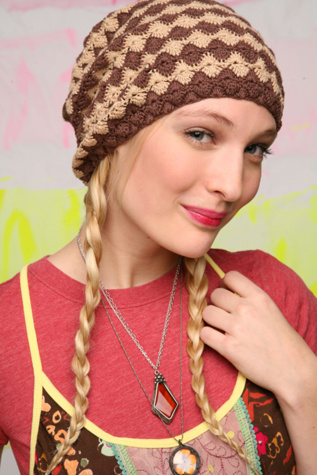 Diamond Crochet Beret