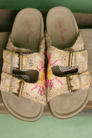 Flower Child Double Strap Footbed