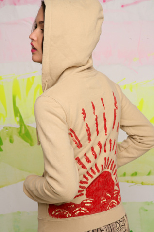 We The Free Flocked Sun Hoodie