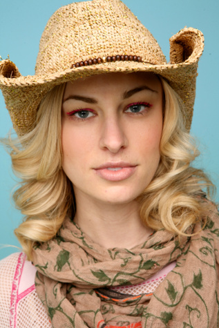 Raffia Crochet Cowboy Hat