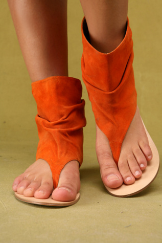 Suede Bootie Sandal from freepeople.com
