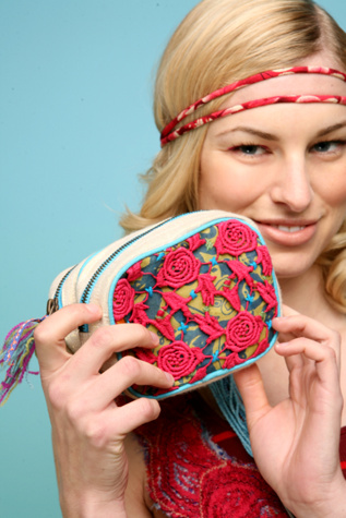 Well Traveled Double Zip Cosmetic Bag