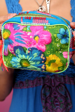 Well Traveled Double Zip Cosmetic Bag