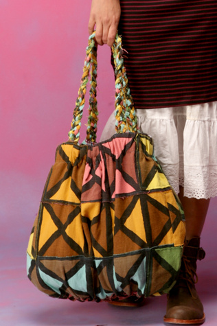 Tribal Braided Beach Tote
