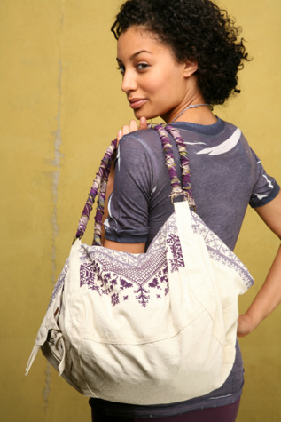 Cross Stitch Square Bag