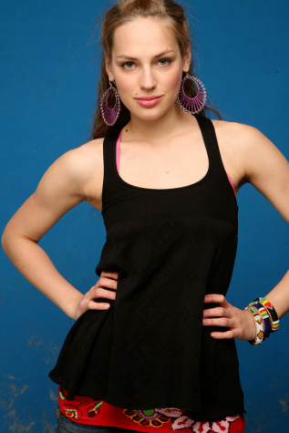 Solid Jacquard Racerback