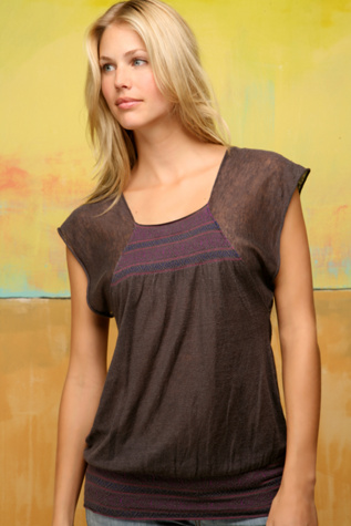 Villager Linen Raglan Top