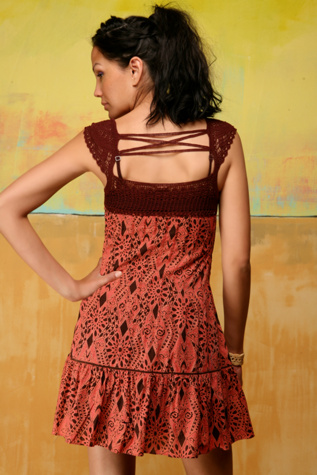 Free People Clothing Boutique > Coastline Dress :  dress cotton crochet woman