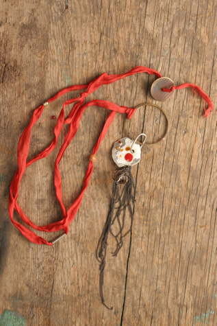 Scarlet Ring Necklace