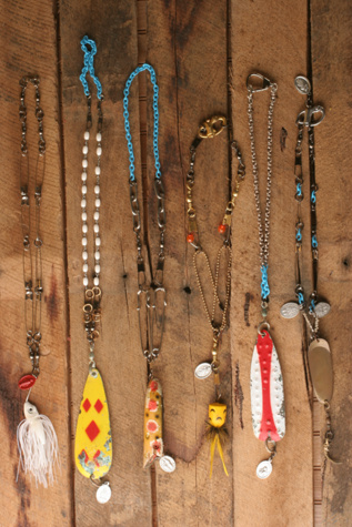 Vintage Lures Necklace