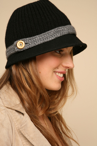 Knit Trim Cloche