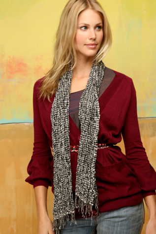 Puckered Buffalo Scarf