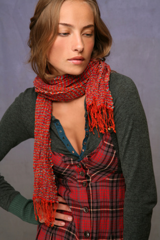 Puckered Buffalo Scarf