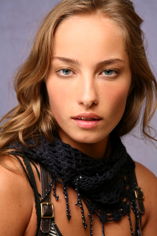 Dripping Knit Scarf