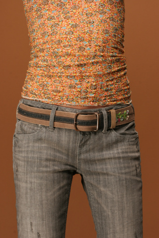 Ditsy Embroidered Flower Belt