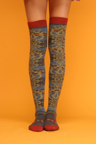 Stripe Nomad Over-the-Knee Socks