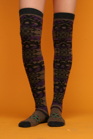 Stripe Nomad Over-the-Knee Socks