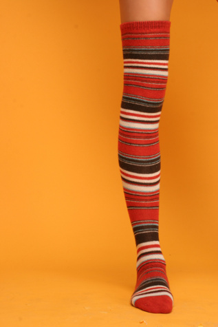 Thick and Thin Over The Knee Socks
