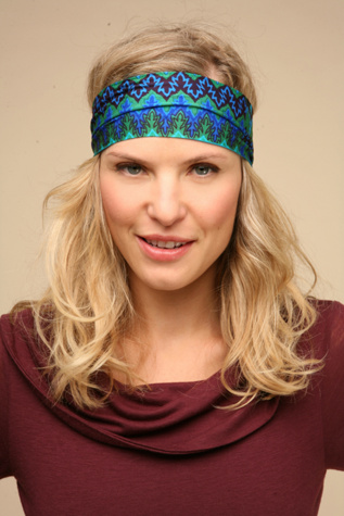 Flaming Zigzag Headband