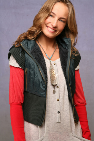Nylon Sweater Rib Vest